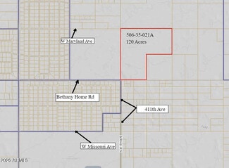 Plus de détails pour 6443 N 411TH Avenue #0 Tonopah AZ 85354, Tonopah, AZ - Terrain à vendre