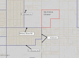 Plus de détails pour 6443 N 411TH Avenue #0 Tonopah AZ 85354, Tonopah, AZ - Terrain à vendre