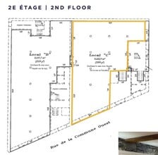 739 Rue de la Commune O, Montréal, QC à louer Plan d’étage– Image 1 sur 1