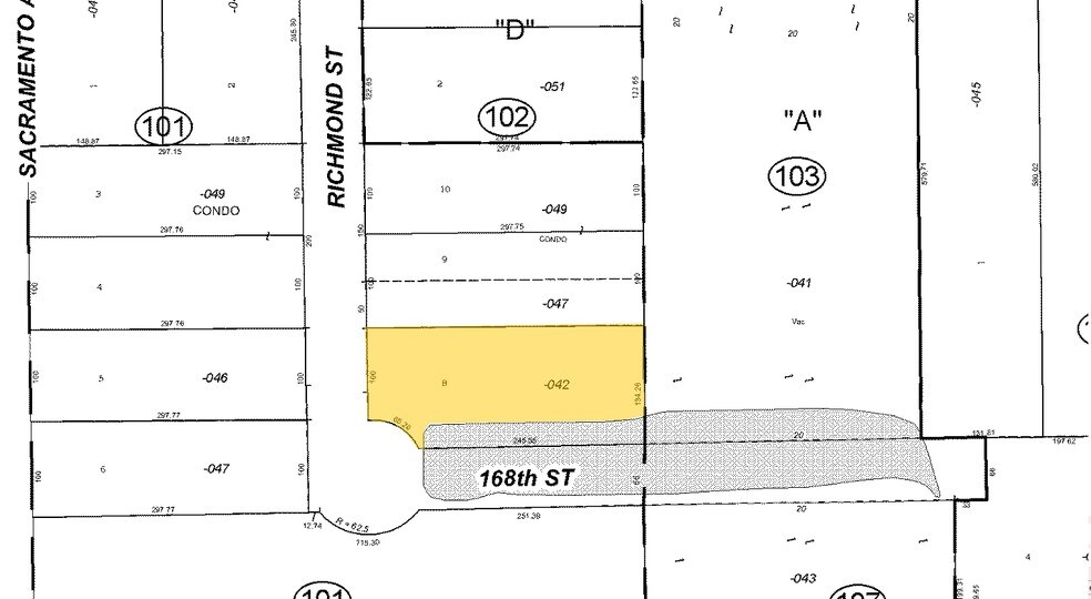 16745 Richmond St, Hazel Crest, IL à vendre - Plan cadastral – Image 2 sur 2