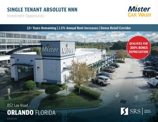 Plus de détails pour 852 Lee Rd, Orlando, FL - Local commercial à vendre