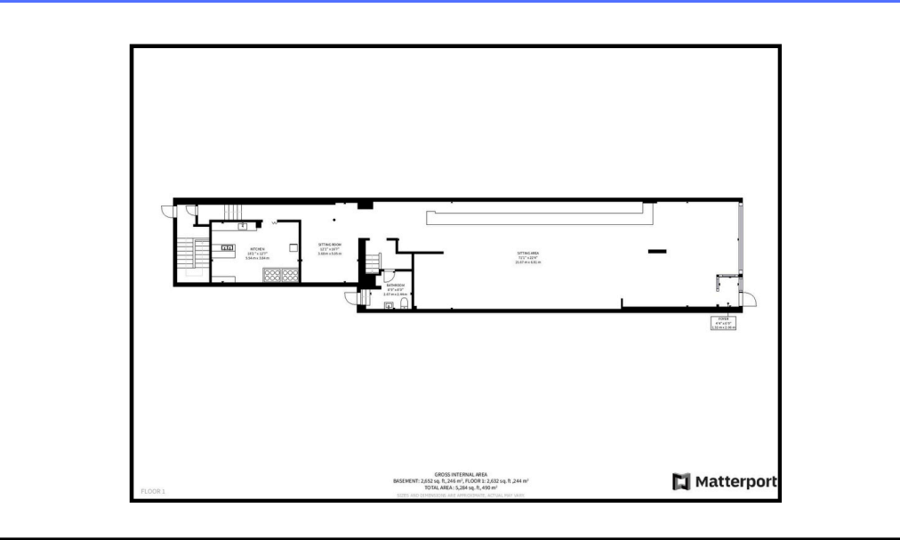 491-499 Church St, Toronto, ON à louer Plan d’étage– Image 1 sur 2