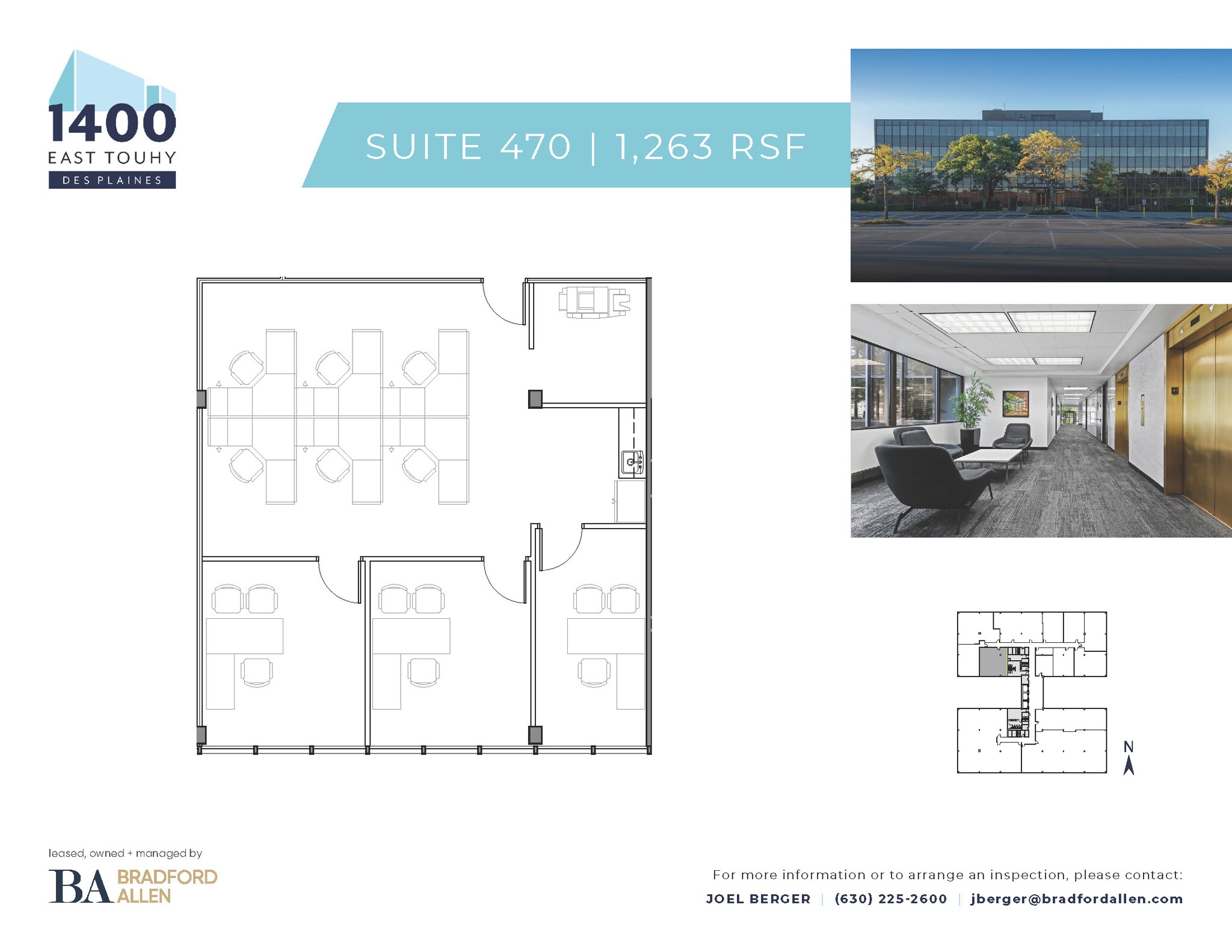 1400 E Touhy Ave, Des Plaines, IL à louer Plan d’étage– Image 1 sur 1