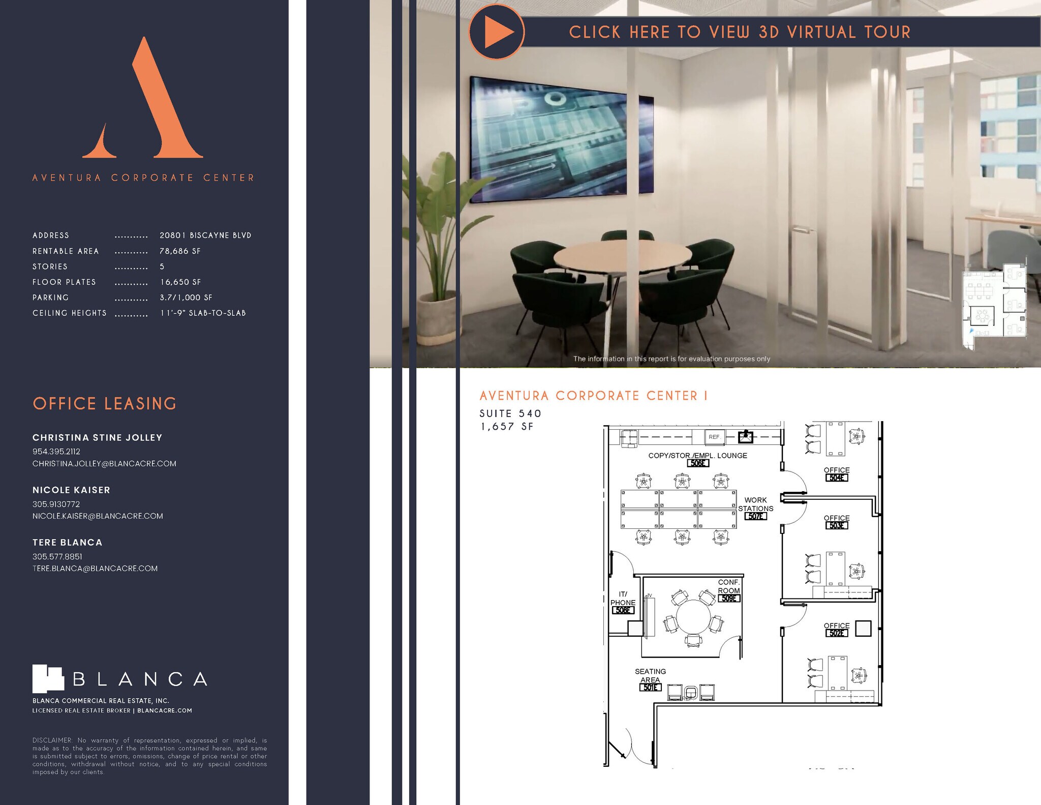 20801-20807 Biscayne Blvd, Aventura, FL à louer Plan d’étage– Image 1 sur 1