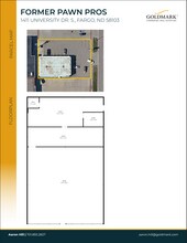 1411 University Dr S, Fargo, ND à louer Plan d’étage– Image 1 sur 2