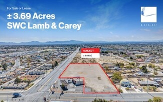 Plus de détails pour E Carey Ave, Las Vegas, NV - Terrain à louer