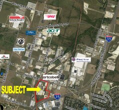2520 General Bruce dr, Temple, TX - Vue aérienne vue de carte