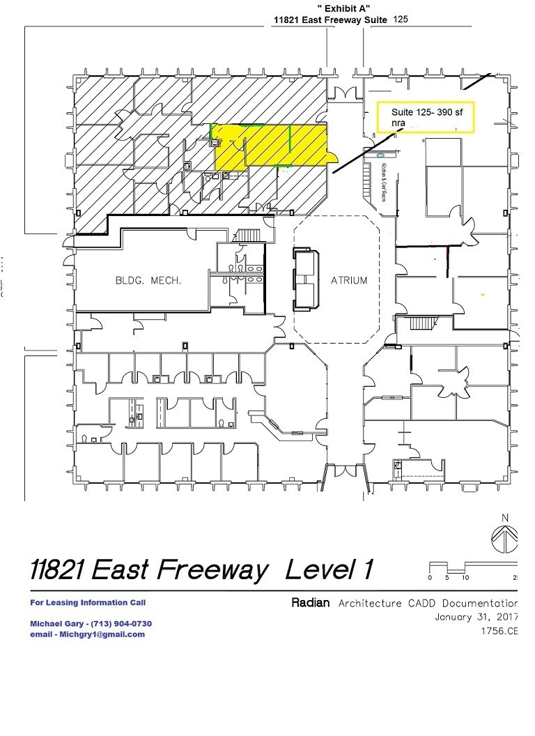 11821 E I-10 Fwy, Houston, TX à louer Plan d’étage– Image 1 sur 1