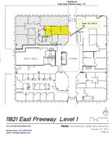 11821 E I-10 Fwy, Houston, TX à louer Plan d’étage– Image 1 sur 1