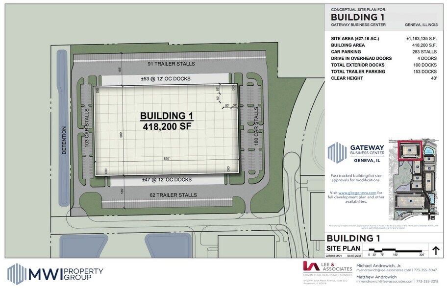IL Route 38, Geneva, IL à vendre - Plan d’étage – Image 2 sur 2