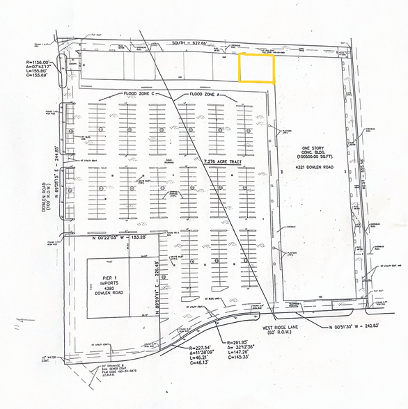 4356 Dowlen Rd, Beaumont, TX à louer - Plan cadastral – Image 1 sur 1