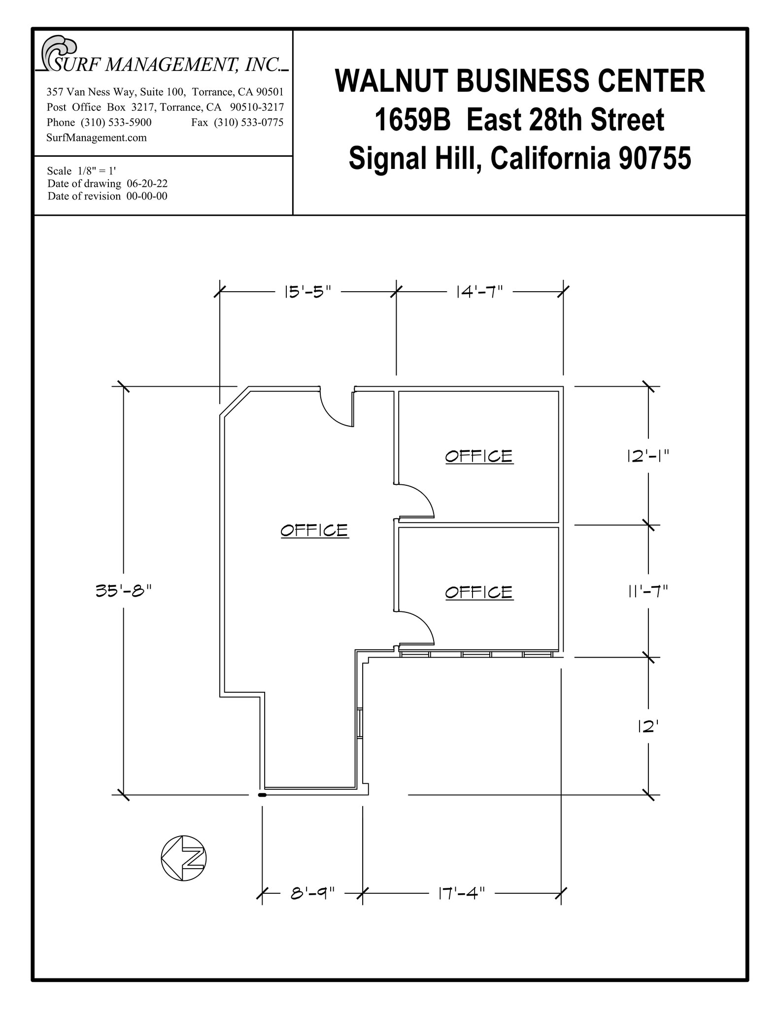 1653-1679 E 28th St, Signal Hill, CA à louer Plan de site– Image 1 sur 8