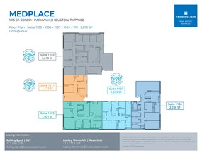 1315 St Joseph Pky, Houston, TX à louer Plan d’étage– Image 2 sur 2