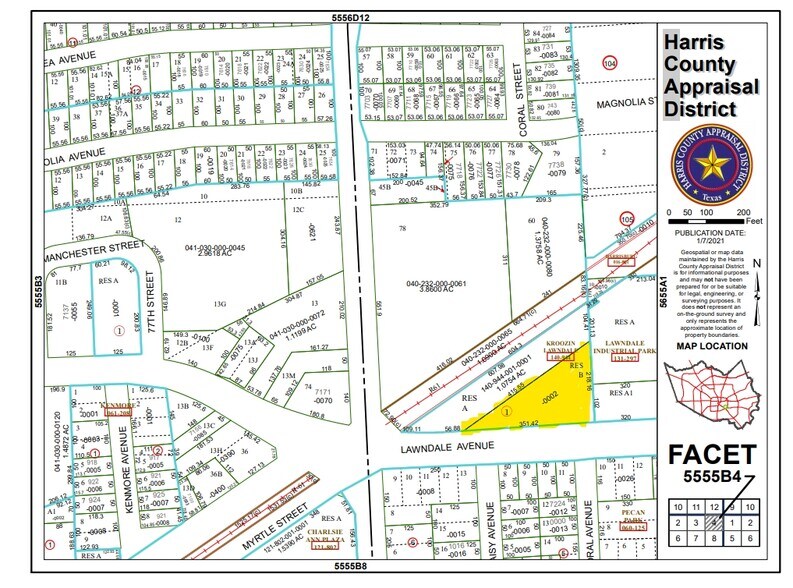 7241 Lawndale St, Houston, TX à louer - Plan cadastral – Image 1 sur 36