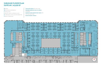 433 W Van Buren St, Chicago, IL à louer Plan d’étage– Image 1 sur 16