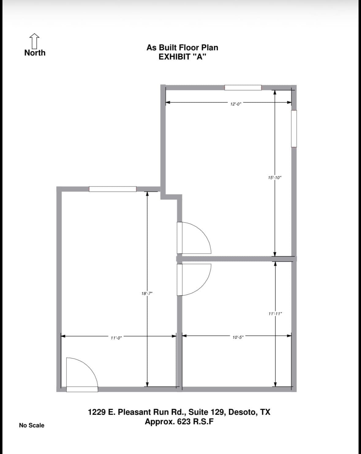 1229-1231 E Pleasant Run Rd, DeSoto, TX à louer Photo de l’immeuble– Image 1 sur 1
