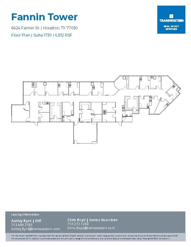 6624 Fannin St, Houston, TX à louer Plan d’étage– Image 1 sur 1