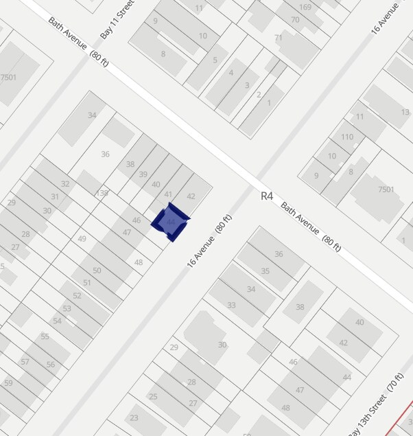 8776 16th Ave, Brooklyn, NY à vendre Plan cadastral– Image 1 sur 2