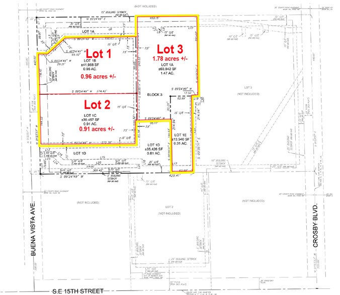 6025-6035 SE 15th St, Midwest City, OK à vendre - Plan de site – Image 2 sur 2