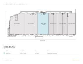8931-8951 San Ramon Rd, Dublin, CA à louer Plan d’étage– Image 1 sur 1
