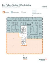 900 Rand Rd, Des Plaines, IL à louer Plan d’étage– Image 1 sur 1