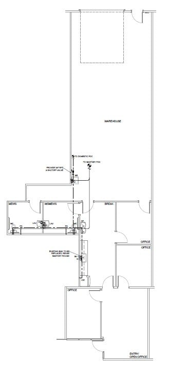 10031 Monroe Dr, Dallas, TX à louer Plan d’étage– Image 1 sur 1