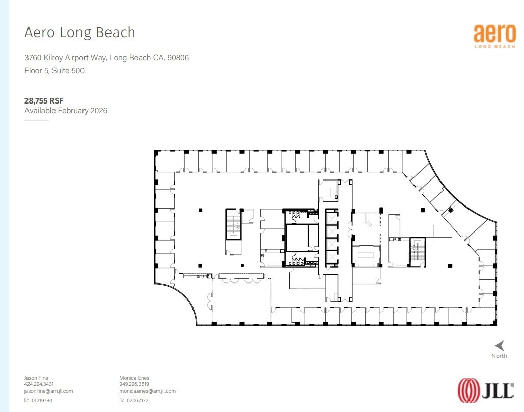 3900 Kilroy Airport Way, Long Beach, CA à louer Plan d’étage– Image 1 sur 1