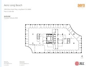3900 Kilroy Airport Way, Long Beach, CA à louer Plan d’étage– Image 1 sur 1