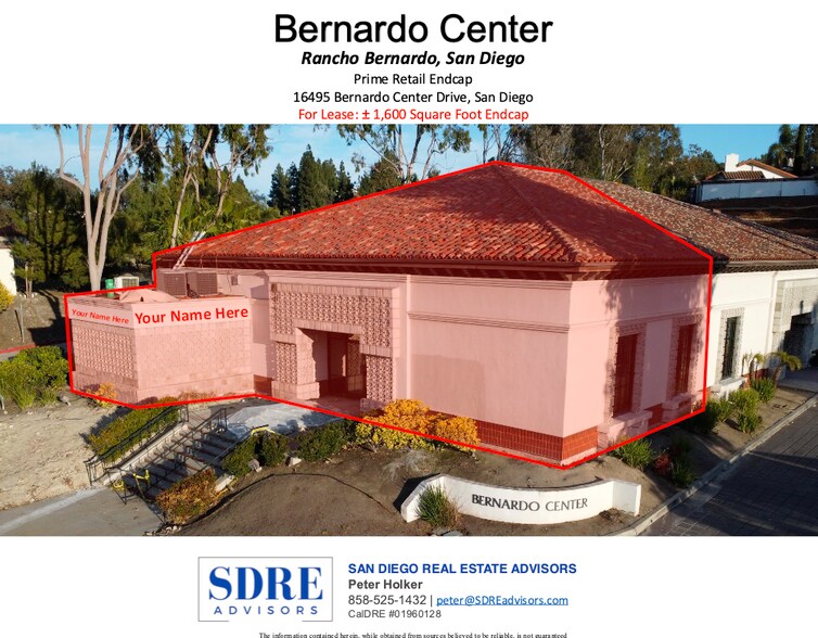 16495 Bernardo Center Dr, San Diego, CA à louer - Photo de l’immeuble – Image 1 sur 6