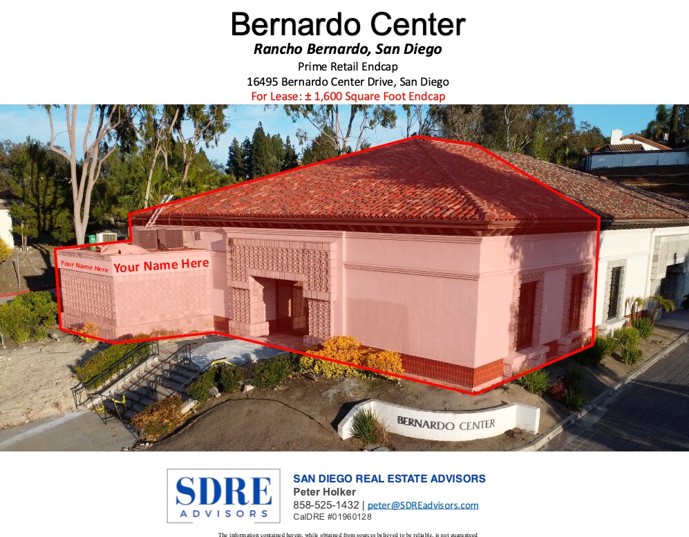 16495 Bernardo Center Dr, San Diego, CA à louer Photo de l’immeuble– Image 1 sur 7