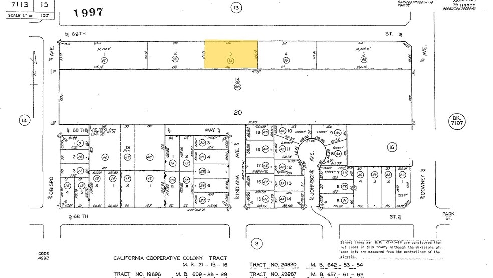 3350 E 69th St, Long Beach, CA à louer - Plan cadastral – Image 2 sur 7