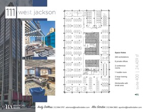 111 W Jackson Blvd, Chicago, IL à louer Plan d’étage– Image 1 sur 4