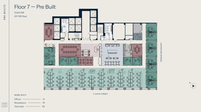560 Lexington Ave, New York, NY à louer Plan d’étage– Image 1 sur 1
