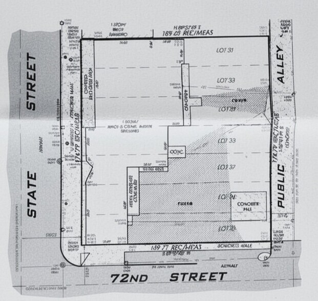 7143-7159 S State St, Chicago, IL à vendre - Plan cadastral – Image 1 sur 1