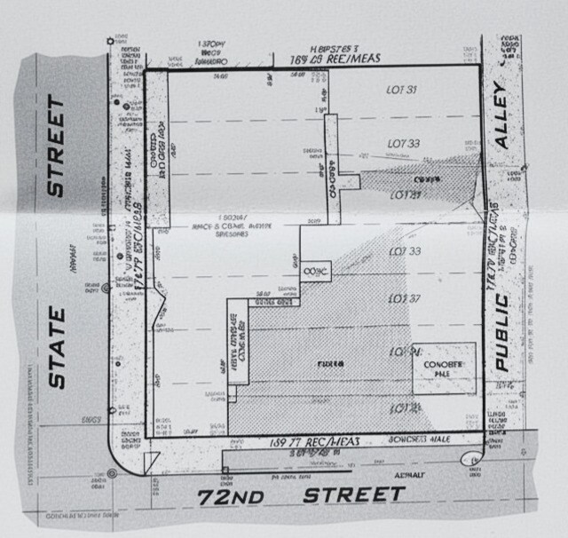 7143-7159 S State St, Chicago, IL à vendre Plan cadastral– Image 1 sur 2