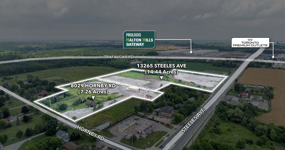 13265 Steeles Av, Halton Hills, ON à vendre - Aérien – Image 2 sur 4