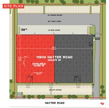11909 Hayter Rd, Laredo, TX à louer Plan de site– Image 2 sur 2