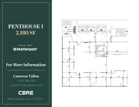 848 Brickell, Miami, FL à louer Plan de site– Image 1 sur 7
