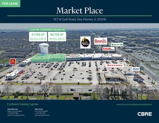 Plus de détails pour 727 W Golf Rd, Des Plaines, IL - Local commercial à louer