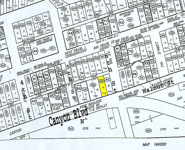 537 Canyon Blvd, Boulder, CO à louer - Plan cadastral – Image 2 sur 23