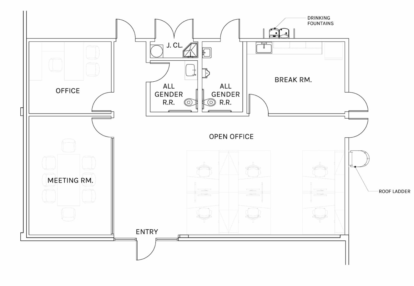 2828-2840 S Alameda St, Vernon, CA à louer Plan d’étage– Image 1 sur 2