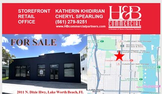 Plus de détails pour 2011 N Dixie Hwy, Lake Worth, FL - Local commercial à vendre