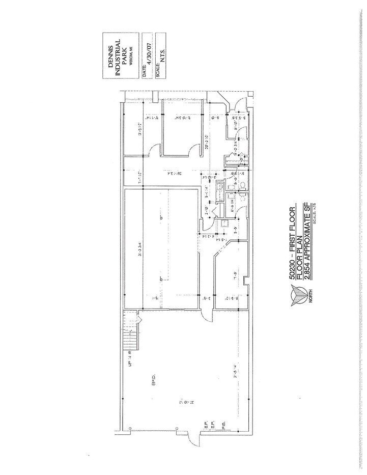 50220-50230 Dennis Industrial Ct, Wixom, MI à louer Plan d’étage– Image 1 sur 2