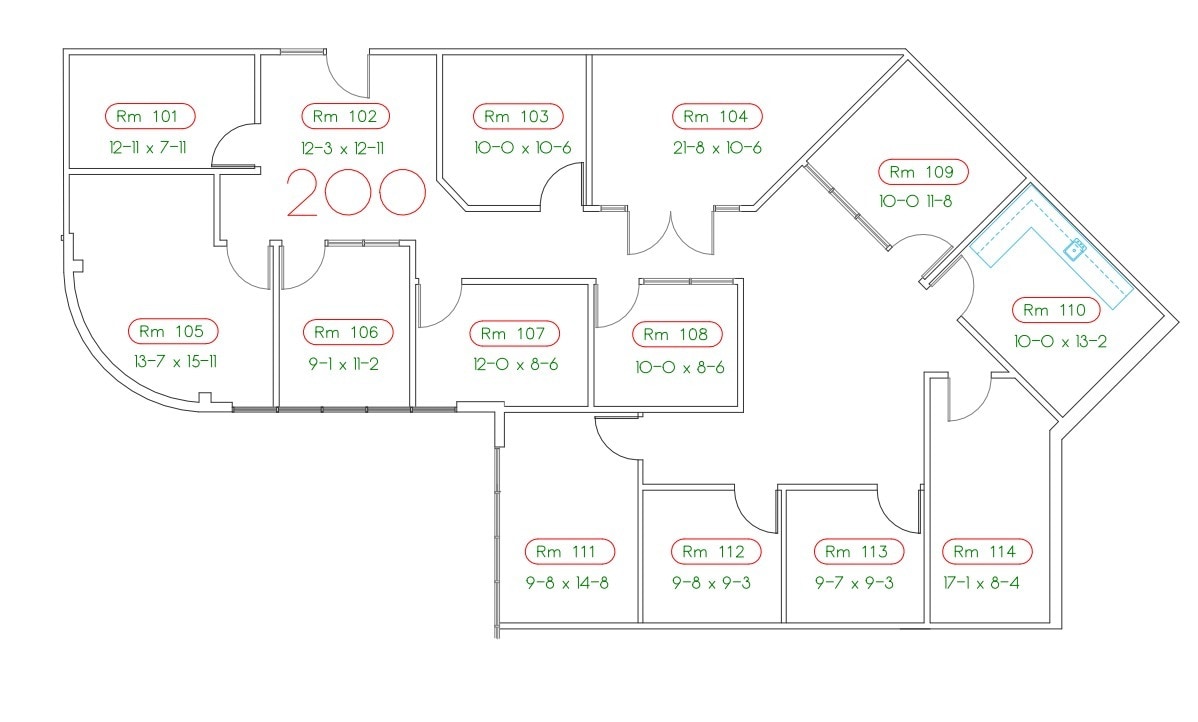 1845 Precinct Line Rd, Hurst, TX à louer Plan d’étage– Image 1 sur 1