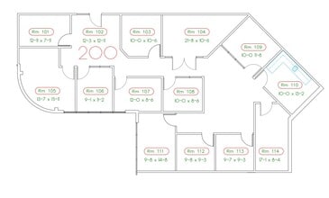 1845 Precinct Line Rd, Hurst, TX à louer Plan d’étage– Image 1 sur 1