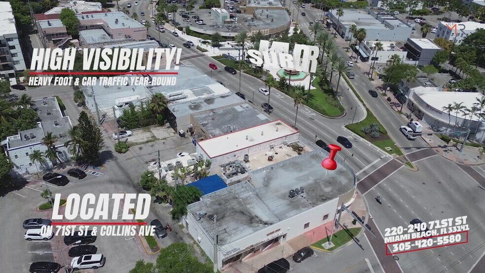 220-240 71st St, Miami Beach, FL à louer - Vidéo sur l’annonce professionnelle – Image 1 sur 1