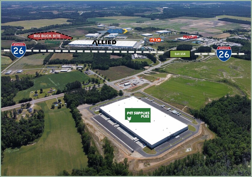 000 Millennium Dr, Orangeburg, SC à vendre - Aérien – Image 3 sur 4