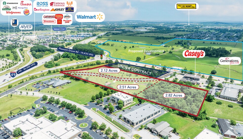 2821 W Pleasant Grove Rd, Rogers, AR à vendre - Photo principale – Image 1 sur 7