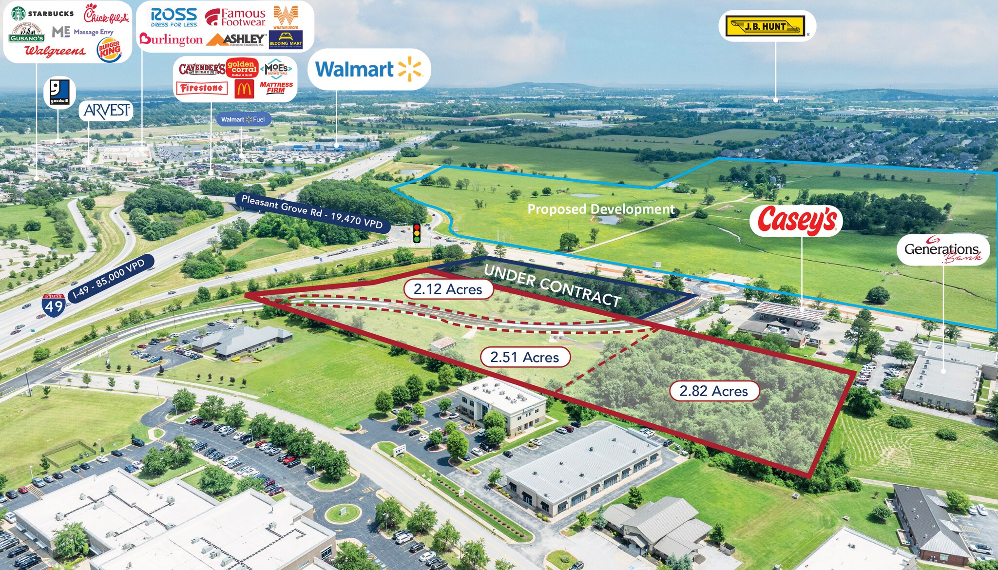 2821 W Pleasant Grove Rd, Rogers, AR à vendre Photo principale– Image 1 sur 8