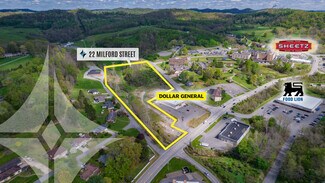 Plus de détails pour 22 MILFORD St, Clarksburg, WV - Terrain à louer